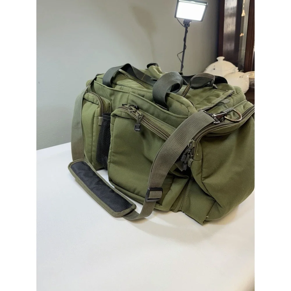 GPS Outdoors Green Tactical Gear Duffel Bag Ballistic Material Large